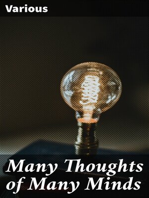 cover image of Many Thoughts of Many Minds